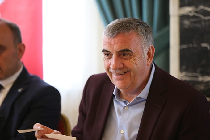 Toçoğlu, Pamukovalı muhtarlar ile buluştu