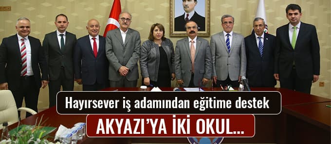 Hayırsever iş adamından eğitime destek