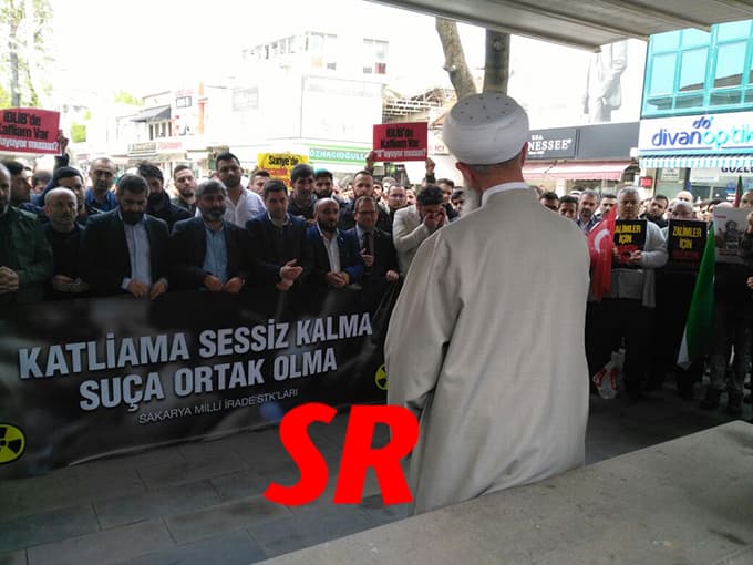İdlib için gıyabi cenaze namazı kılındı