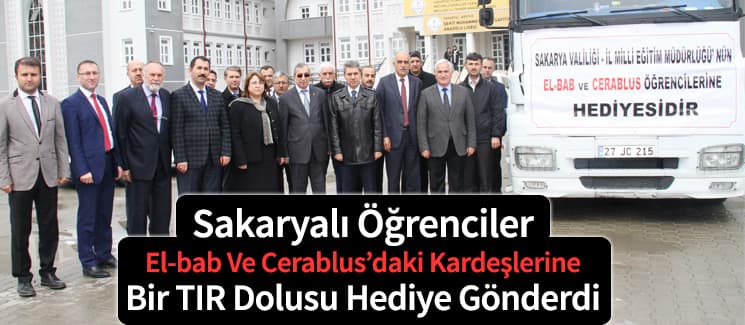 Sakaryalı öğrencilerden Cerablus ve El-Bab'a yardım