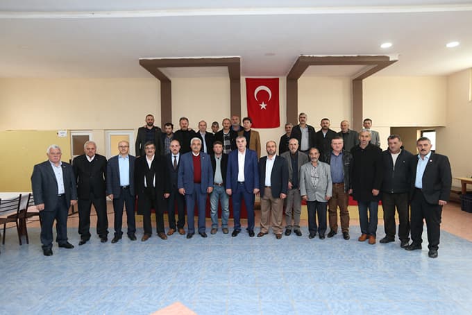 Toçoğlu, Karapürçekli muhtarlarla buluştu