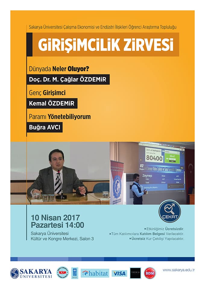 Sakarya'da ''Girişimcilik Zirvesi'' düzenlenecek