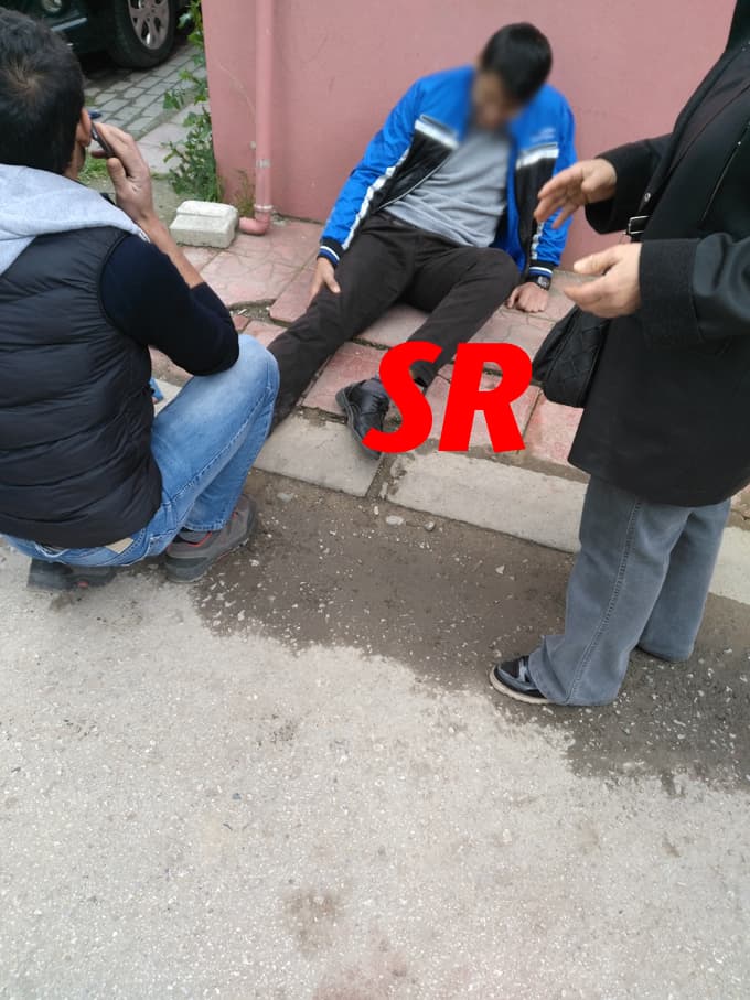Motosikletin hakimiyetini kaybedince...