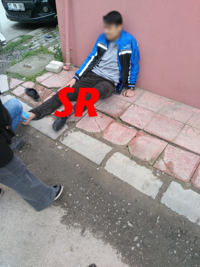 Motosikletin hakimiyetini kaybedince...