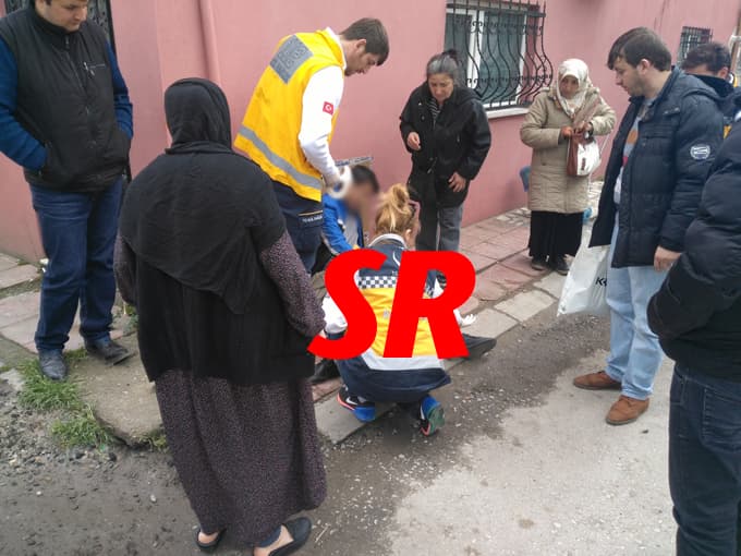 Motosikletin hakimiyetini kaybedince...
