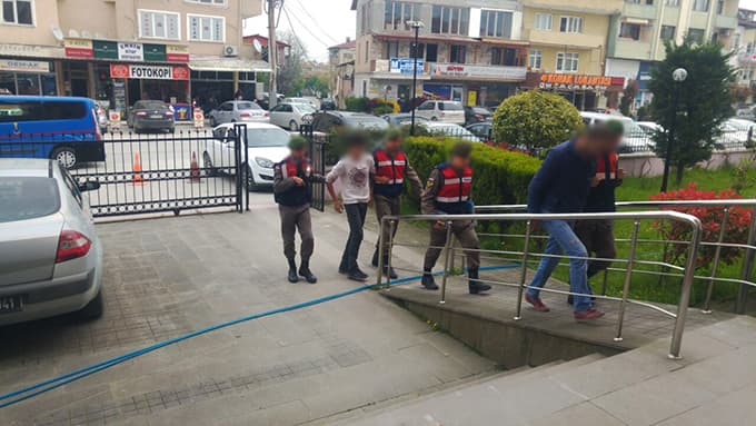 İnşaat hırsızları kıskıvrak yakalandı