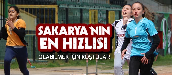 Sakarya'nın en hızlısı olmak için koştular