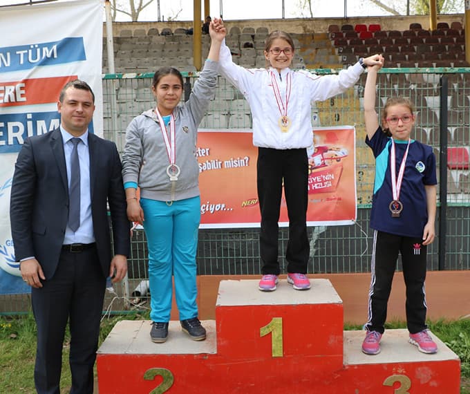 Sakarya'nın en hızlısı olmak için koştular