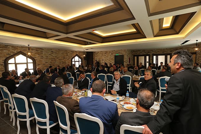 Toçoğlu Taraklılı muhtarlar ile buluştu