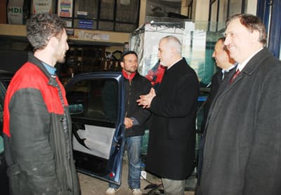 Teker Teker Tüm Esnafı Gezdiler, Dertlerini Dinlediler