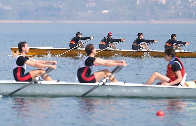 Türkiye Kürek Kupası yarışları Sapanca'da başladı