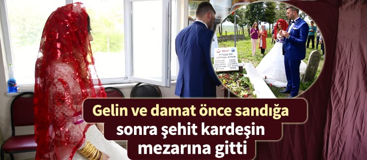 Gelinlik ve damatlıkla oy kullanmaya gittiler