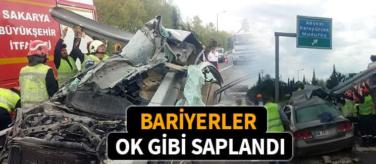 Bariyerler ok gibi saplandı