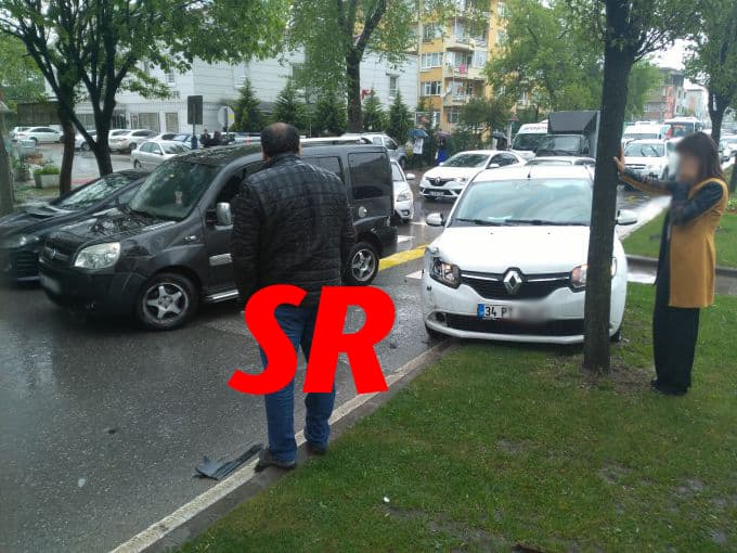 Kayganlaşan yol kazaya neden oldu