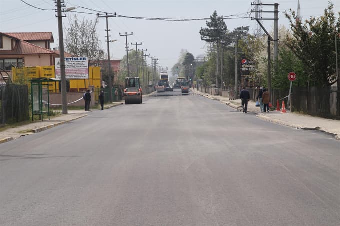 Akyazı sıcak asfalt ile buluştu