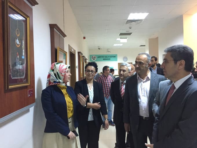 Minyatür kursunun sergisi açıldı