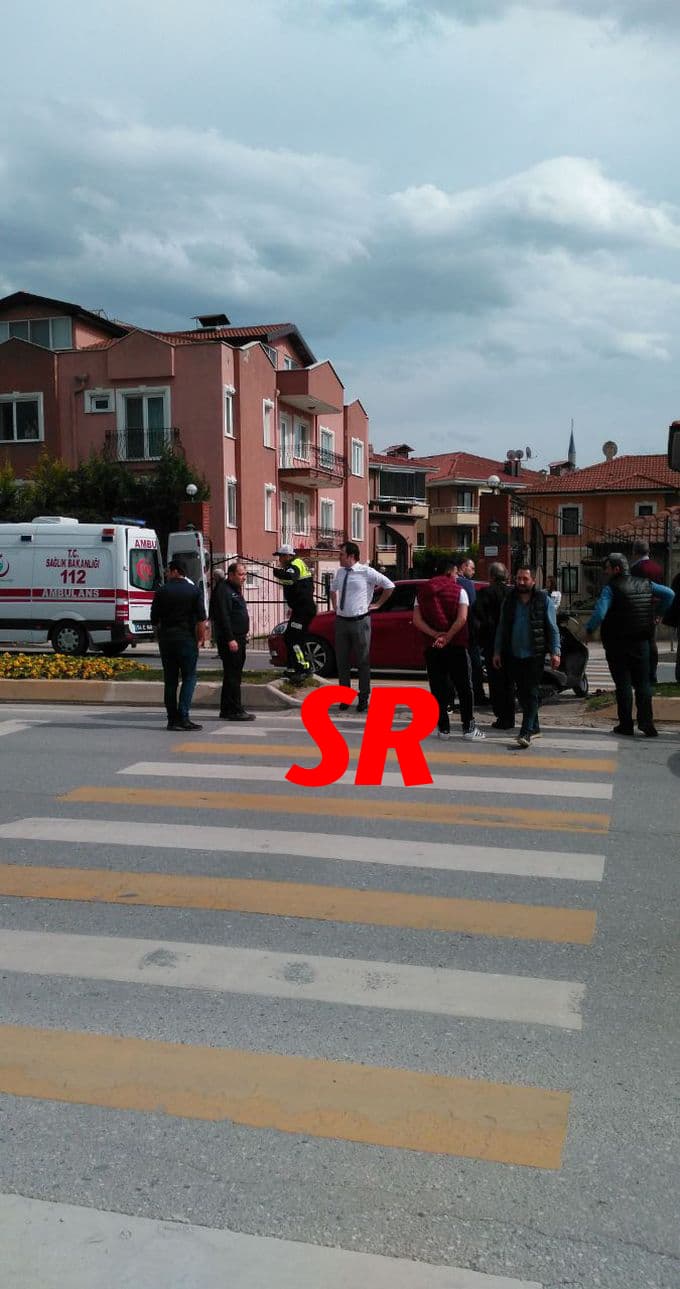 Kipa önünde trafik kazası