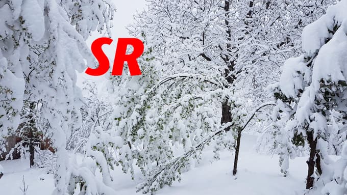 Nisan sonunda kar yağışı