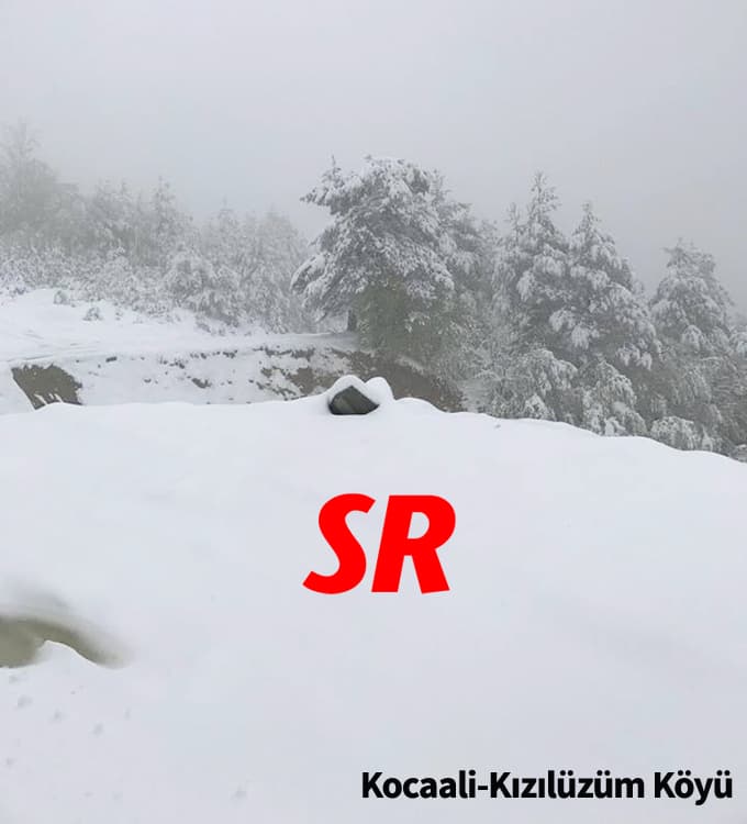 Nisan sonunda kar yağışı