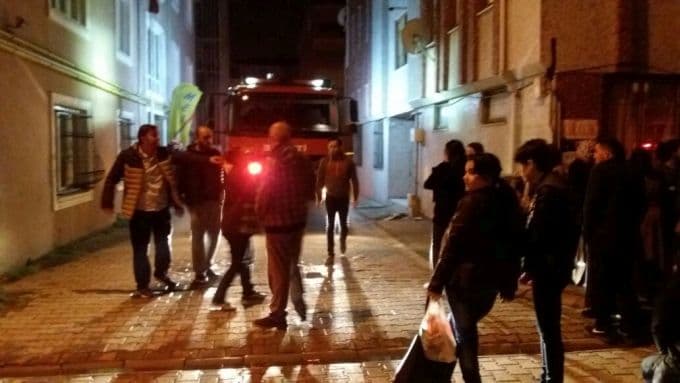 Kız öğrenci yurdunda yangın
