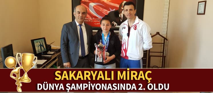 Sakaryalı Miraç'tan uluslararası başarı