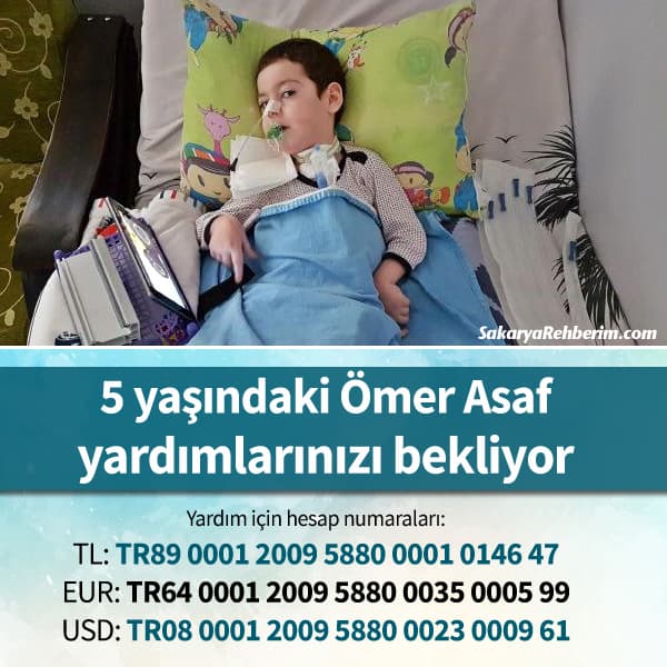 Solunum cihazına bağlı yaşayan Ömer, yardım bekliyor