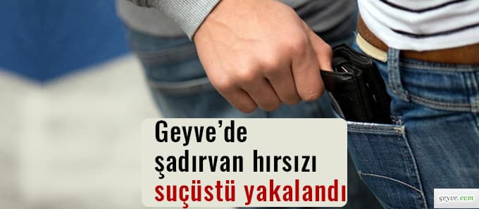 Şadırvan hırsızına suçüstü