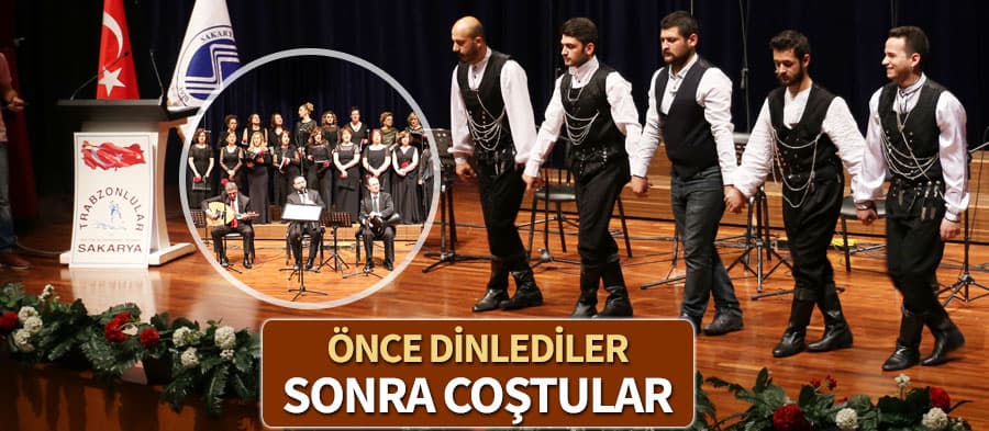 Sakarya'da Türk Sanat Müziği ve Karadeniz rüzgarı esti