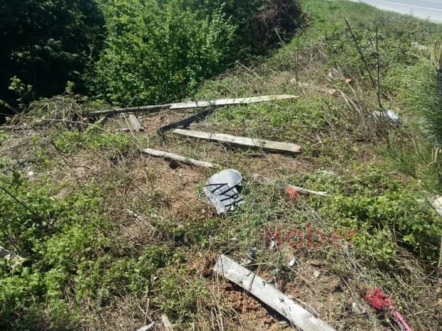 O uçurum otomobil mezarlığına döndü
