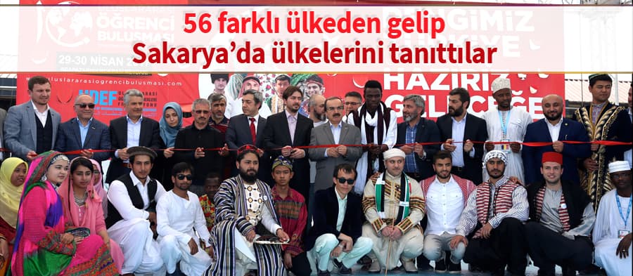 56 ülkeden gelip ülkelerini tanıttılar