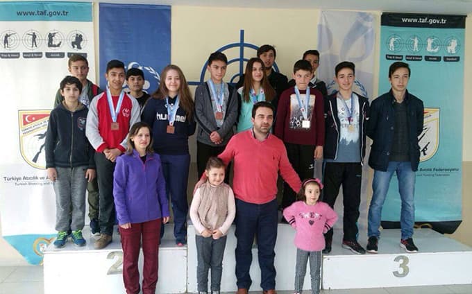 Havalı Atıcılar Madalyaları Kaptı