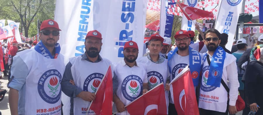 Eğitim Bir-Sen Sakarya, 1 Mayıs için Kütahya'daydı