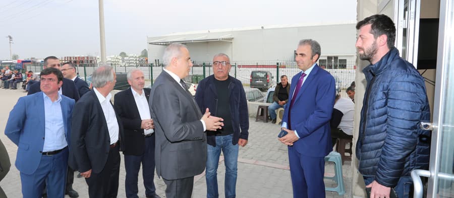 Kösemusul dan Nakliyeciler Sitesine geçmiş olsun ziyareti