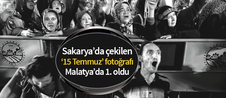 Sakarya'da çekilen fotoğraf Malatya'da 1. oldu