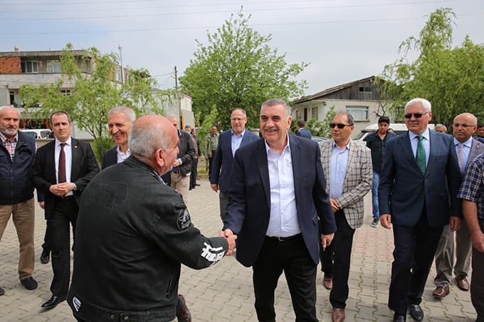 Toçoğlu ve Dişli Evrenköy sakinleri ile buluştu