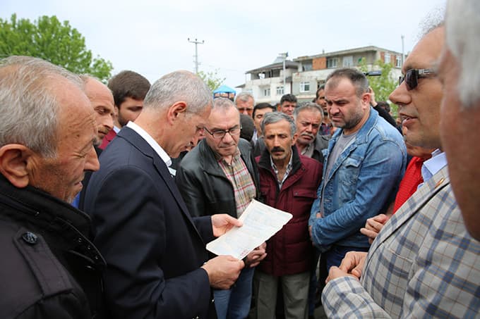 Toçoğlu ve Dişli Evrenköy sakinleri ile buluştu