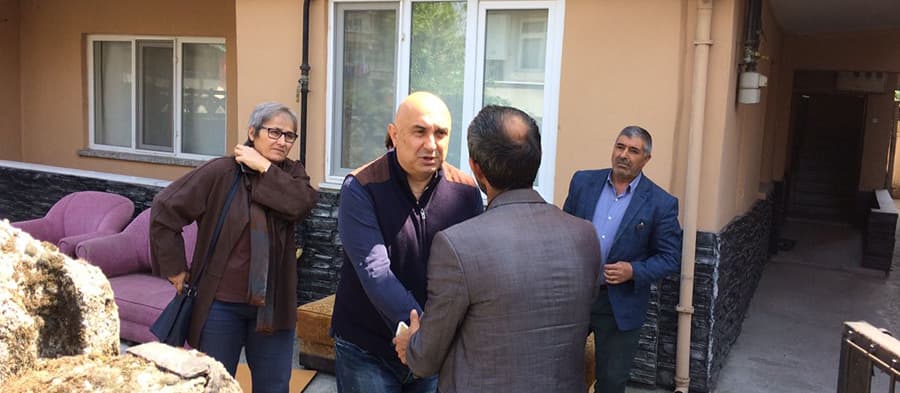 Özkoç'tan Diyar'ın ailesine taziye ziyareti