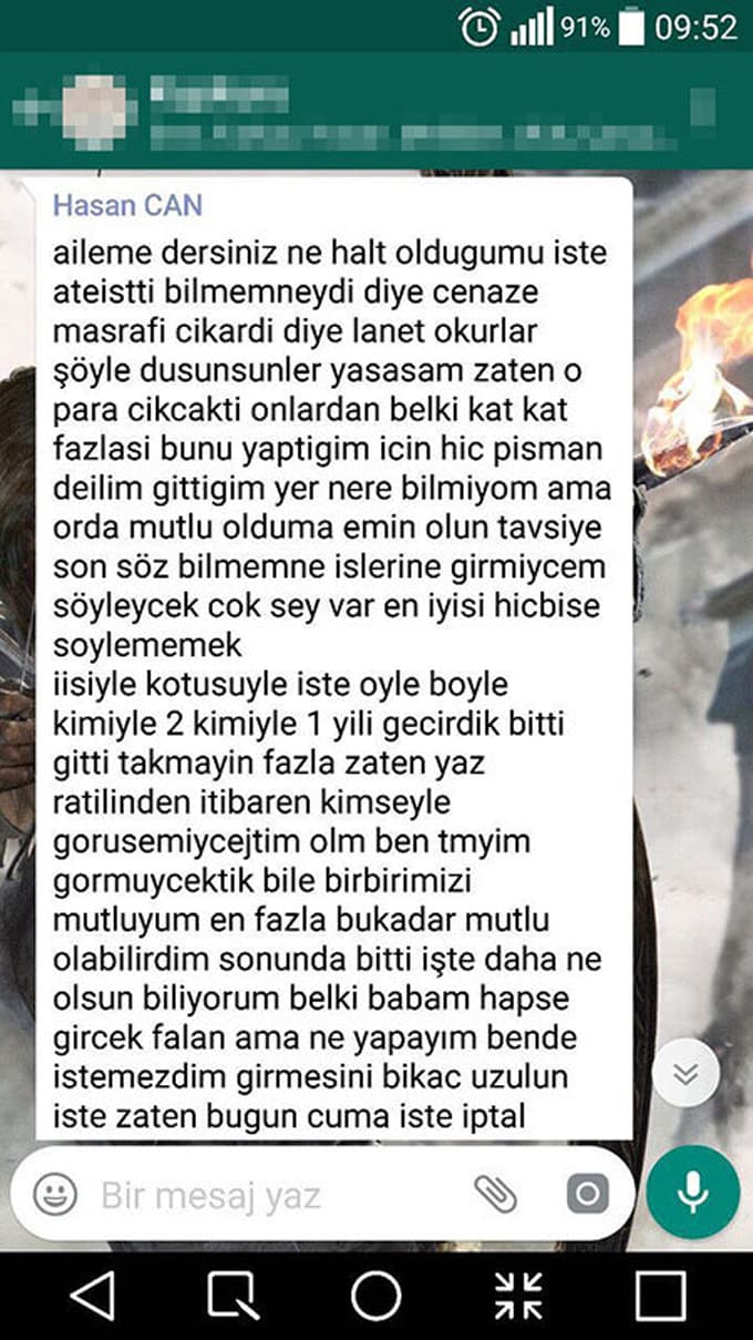 Sakaryalı Hasan, arkadaşını öldürüp intihar etti