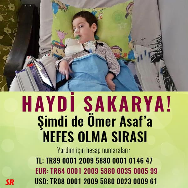 Solunum cihazına bağlı yaşayan Ömer, yardım bekliyor