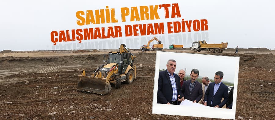 Sahil çalışmaları devam ediyor