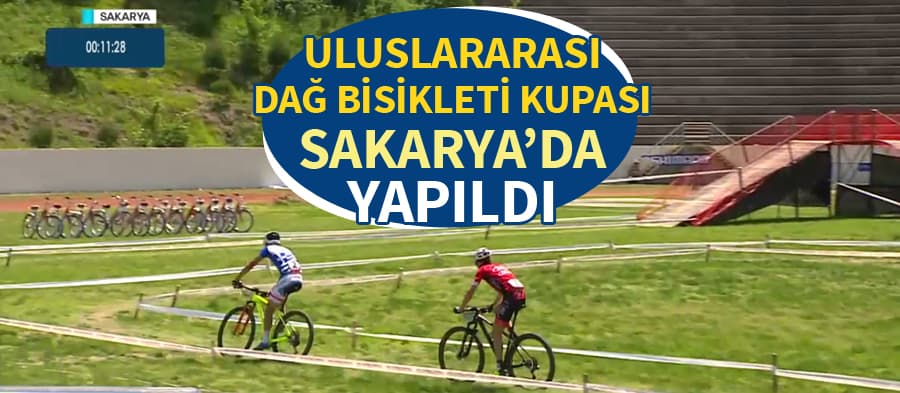 Uluslararası Dağ Bisikleti Kupası Sakarya'da yapıldı