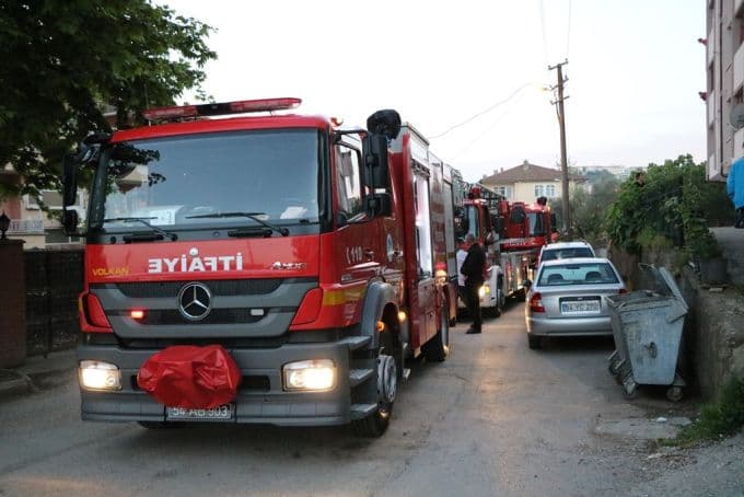 Aspiratörden yangın çıktı, bir kişi...