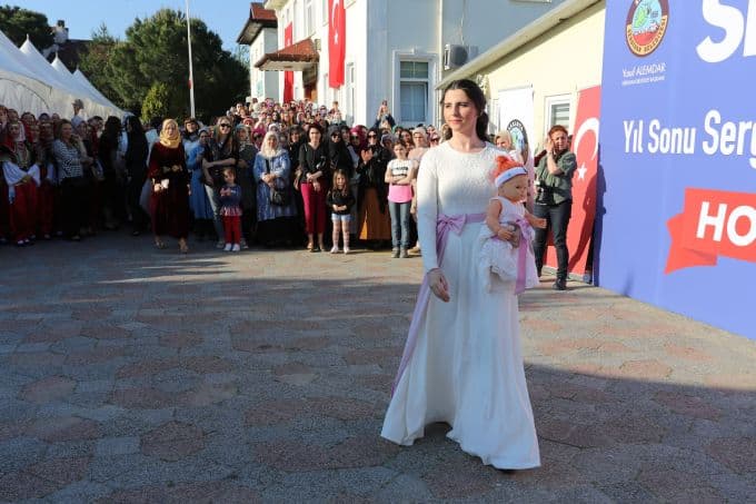 Bir yılın emeği bu sergide görücüye çıktı