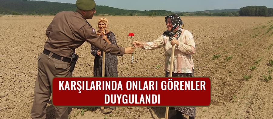 Jandarma'dan anneler günü jesti