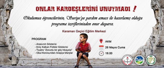 Suriyeli öğrencilerden ülkelerine yardım hazırlığı