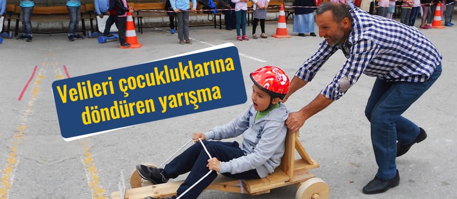 Velileri çocukluklarına döndüren yarışma