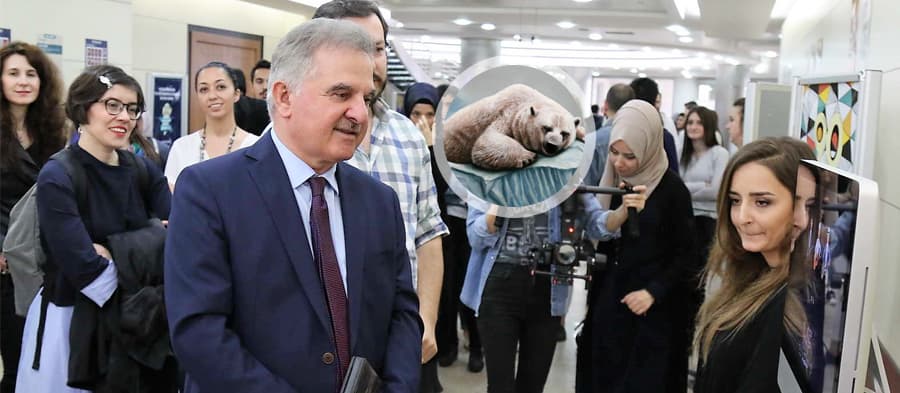 Öğrencilerin yıl boyu yaptığı eserler sergiye çıktı