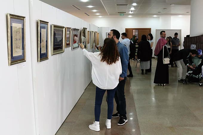 Öğrencilerin yıl boyu yaptığı eserler sergiye çıktı