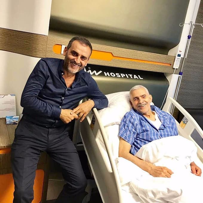 Şaban Dişli'nin kayınpederi ameliyat oldu