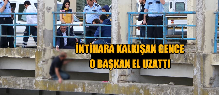 İntihara kalkışan genci o ikna etti